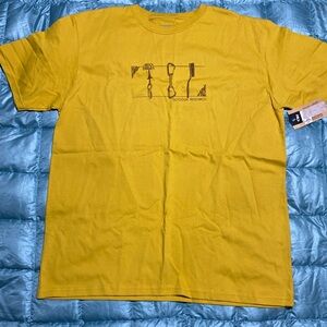 NWT Mens Outdoor Research Men's Yellow T-Shirt Sz XL
